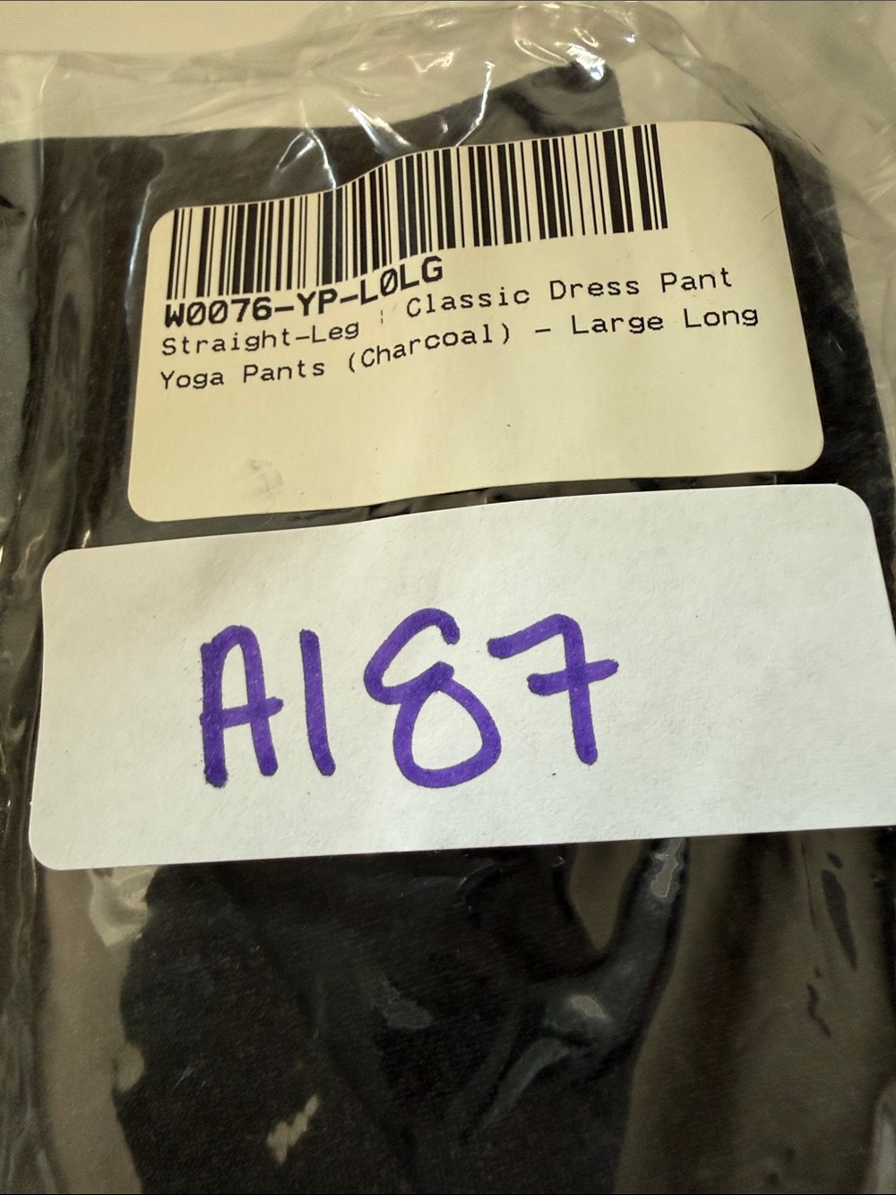 New Betabrand Charcoal Straight Classic Dress Pant Yoga Pants Large Long Tall - Picture 4 of 5